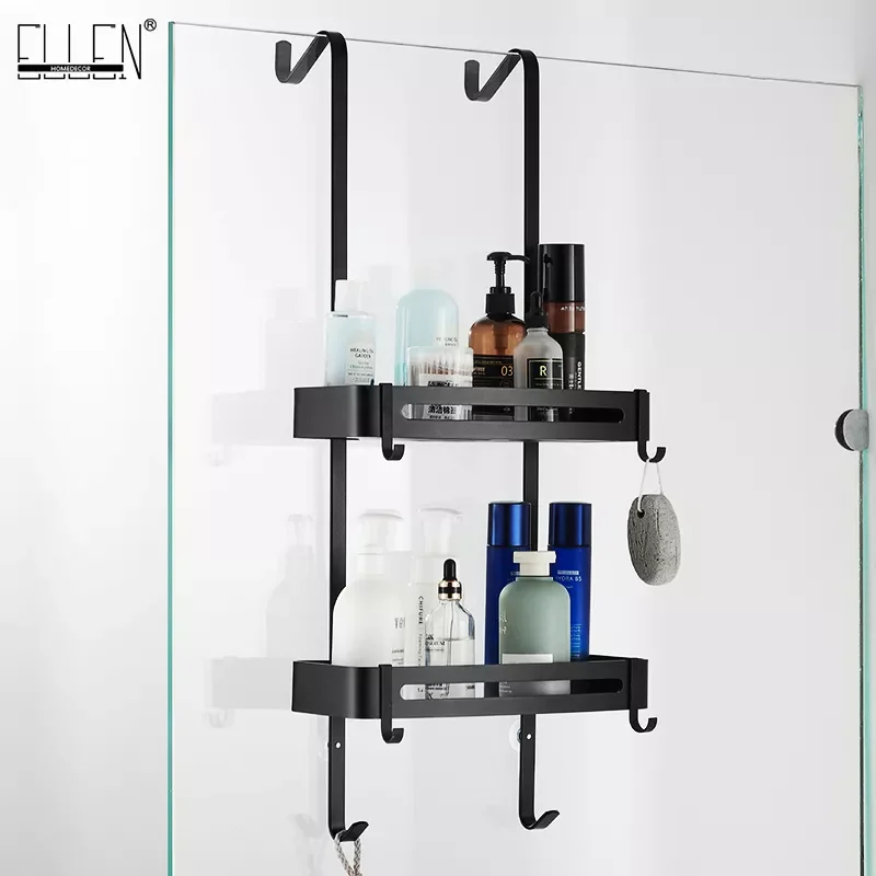 Black Hanging Bath Shelves Bathroom Shelf Organizer Nail-free Shampoo Holder Storage Shelf Rack Bathroom Basket Holder EL5018
Black Hanging Bath Shelves Bathroom Shelf Organizer Nail-free Shampoo Holder Storage Shelf Rack Bathroom Basket Holder EL5018