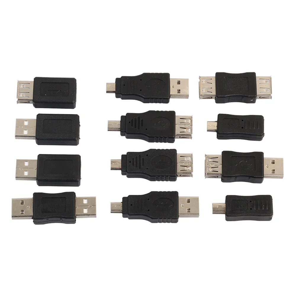 12Pcs USB Adapters Set 12 in 1 OTG USB2.0 Mix Adapters Kit OTG Mini Adapter Converter Male to Female Mini USB Adapter
12Pcs USB Adapters Set 12 in 1 OTG USB2.0 Mix Adapters Kit OTG Mini Adapter Converter Male to Female Mini USB Adapter