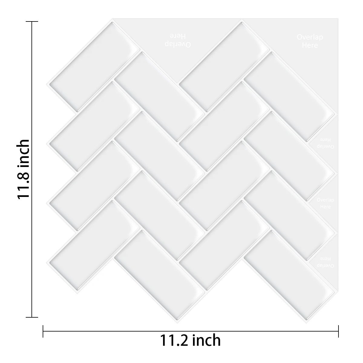 Herringbone Kitchen Backsplash Waterproof DIY Wall Tiles Self Adhesive Wall Sticker
Herringbone Kitchen Backsplash Waterproof DIY Wall Tiles Self Adhesive Wall Sticker