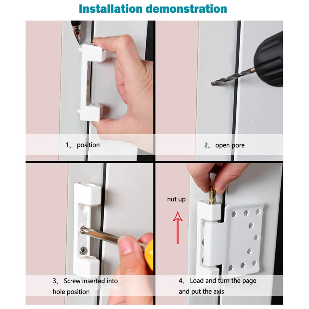 Brand New High Quality Material Practical Use Druable Doors Hinge Flag Aluminum Alloy High Security Left Right
Brand New High Quality Material Practical Use Druable Doors Hinge Flag Aluminum Alloy High Security Left Right