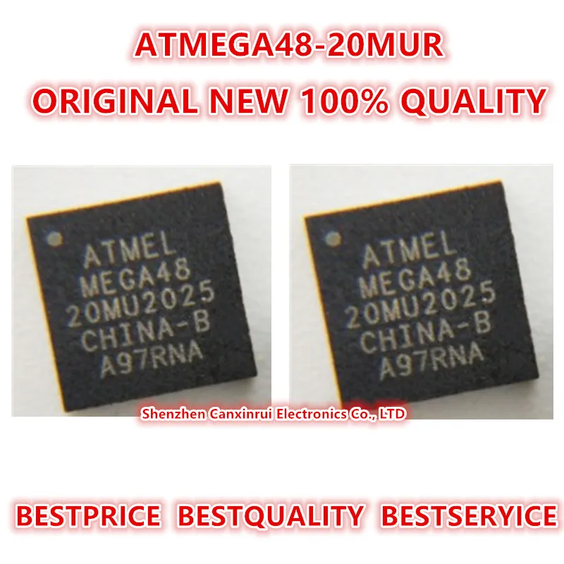 (5 Pieces)Original New 100% quality ATMEGA48-20MU ATMEGA48-20MUR Electronic Components Integrated Circuits Chip
(5 Pieces)Original New 100% quality ATMEGA48-20MU ATMEGA48-20MUR Electronic Components Integrated Circuits Chip