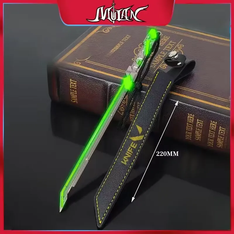 Valorant Game Peripheral Weapons Straight Knife Alloy Model Metal Japanese Katana Military Tactical Knife Toy Swords for Kids
Valorant Game Peripheral Weapons Straight Knife Alloy Model Metal Japanese Katana Military Tactical Knife Toy Swords for Kids