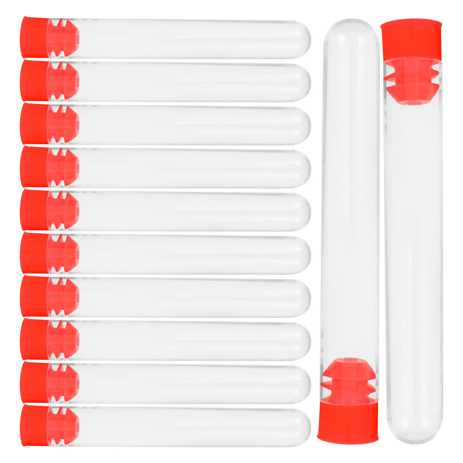 12 Pcs/Pack 16x150mm Plastic Clear Test Tube with Stopper for Scientific Experiments Party Candy Storage with Stopper (Random
12 Pcs/Pack 16x150mm Plastic Clear Test Tube with Stopper for Scientific Experiments Party Candy Storage with Stopper (Random