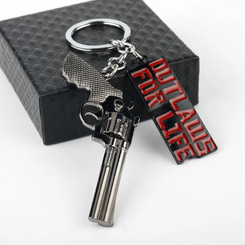 Revolver Weapon Model Label Letter Keychain for Men 2023 New Metal Keyring Fashion Car Backpack Key Holder Accessories Jewelry 
Revolver Weapon Model Label Letter Keychain for Men 2023 New Metal Keyring Fashion Car Backpack Key Holder Accessories Jewelry