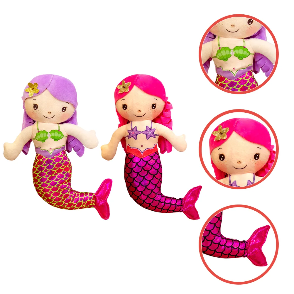 2 Pcs Ocean Toys Mermaid Plaything Stuffed Dolls Small Cartoon Pp Cotton Kids Child
2 Pcs Ocean Toys Mermaid Plaything Stuffed Dolls Small Cartoon Pp Cotton Kids Child