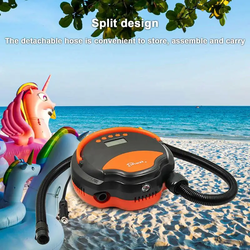Electric Paddleboard Pump Car Air Pump For Inflatables Intelligent Electric Air Pump 12V DC Car Connector For Inflatable Stand
Electric Paddleboard Pump Car Air Pump For Inflatables Intelligent Electric Air Pump 12V DC Car Connector For Inflatable Stand