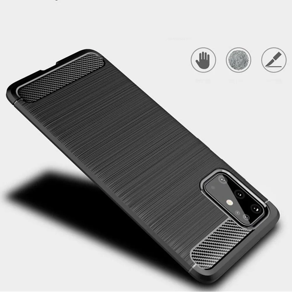 Чехол для Samsung S20 + S20 Ultra Plus s20fe, противоударный мягкий бампер из матового углеродного волокна, задняя крышка телефона, оболочка
Чехол для Samsung S20 + S20 Ultra Plus s20fe, противоударный мягкий бампер из матового углеродного волокна, задняя крышка телефона, оболочка