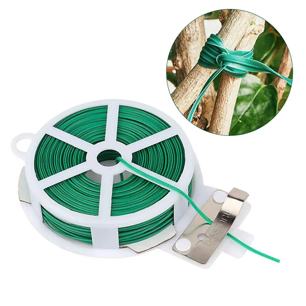 Portable 30M Roll Wire Twist Ties Green Garden Cable & Gardening Climbers Slicer Plant Support&Care Garden Supplies Dropshipping
Portable 30M Roll Wire Twist Ties Green Garden Cable & Gardening Climbers Slicer Plant Support&Care Garden Supplies Dropshipping