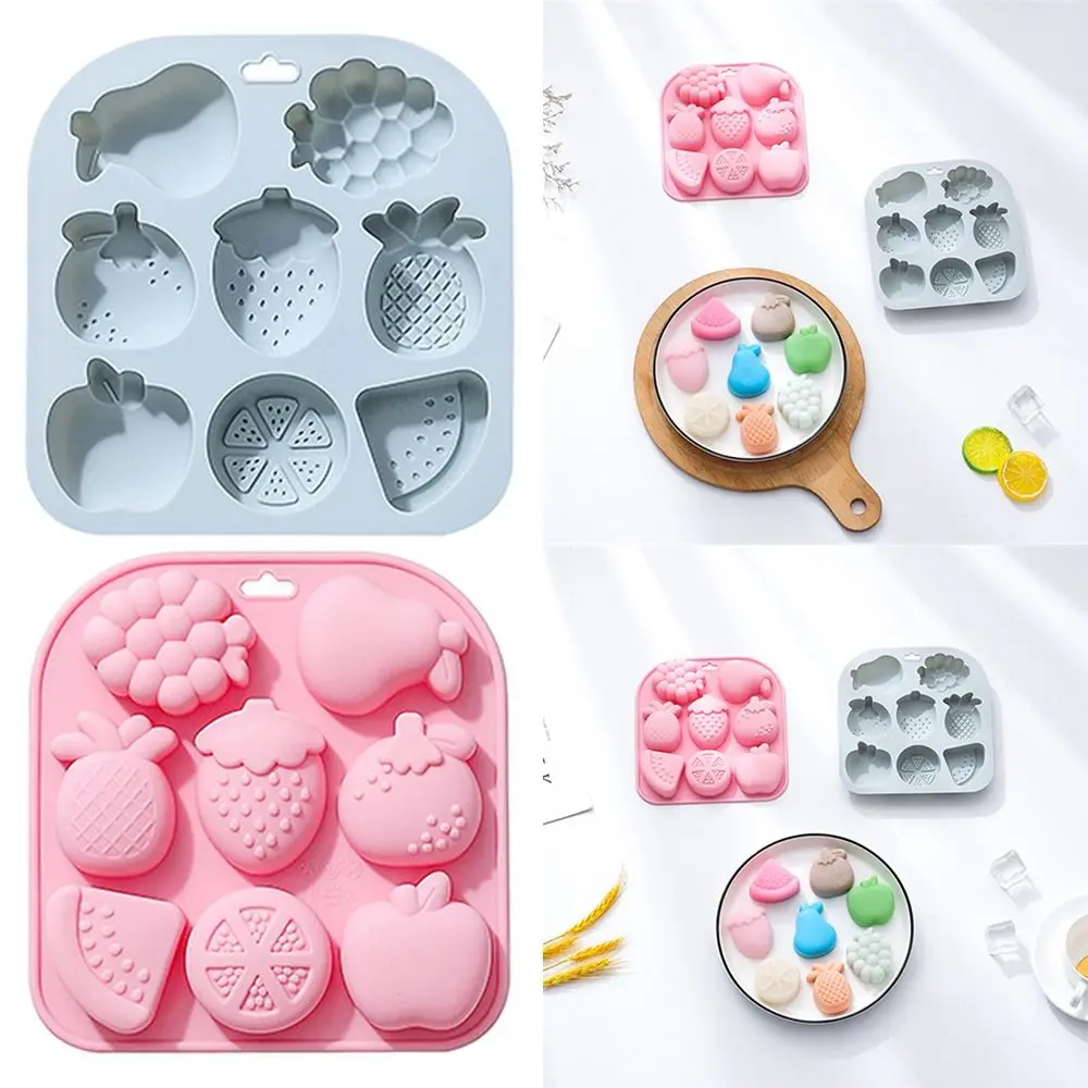 Handmade 8 Cavity Baking Pan Soap Mould Chocolate Cake Mold Silicone Mold Pineapple Strawberry Watermelon Fruit Theme
Handmade 8 Cavity Baking Pan Soap Mould Chocolate Cake Mold Silicone Mold Pineapple Strawberry Watermelon Fruit Theme