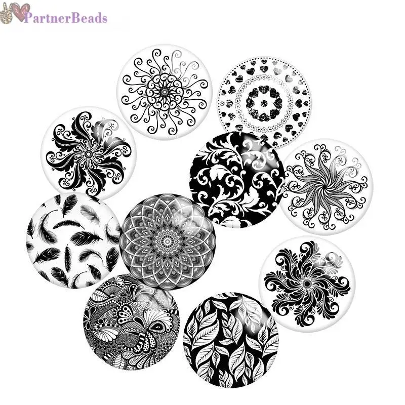 Black and white Pattern Round Photo Glass Cabochon Demo Flat Back Making Findings 20mm Snap Button N6831
Black and white Pattern Round Photo Glass Cabochon Demo Flat Back Making Findings 20mm Snap Button N6831