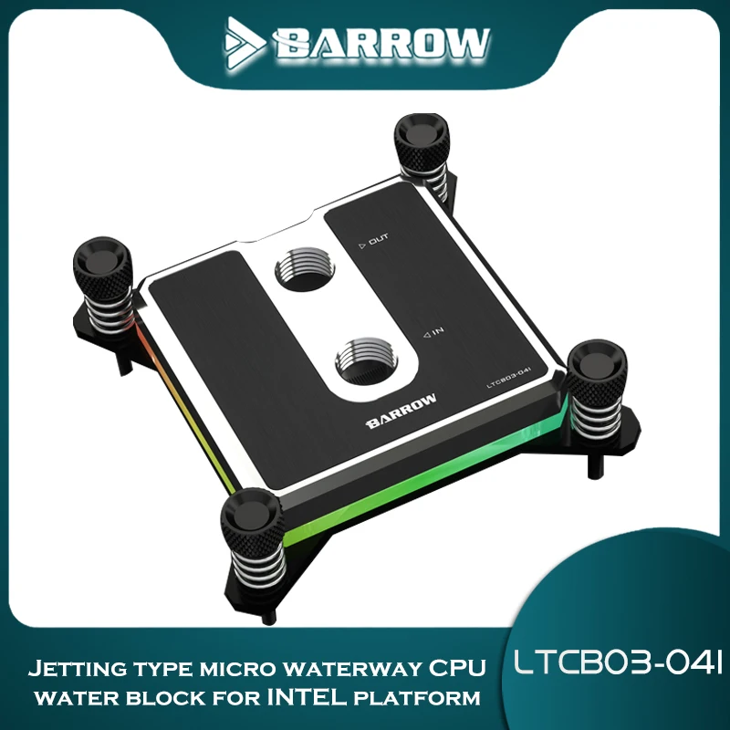 Barrow водяной блок для процессора Intel LGA 1700 1150 1151 1155 1156 5 в 3Pin M/B AURA, акриловый + медный кулер для процессора, Φ
Barrow водяной блок для процессора Intel LGA 1700 1150 1151 1155 1156 5 в 3Pin M/B AURA, акриловый + медный кулер для процессора, Φ