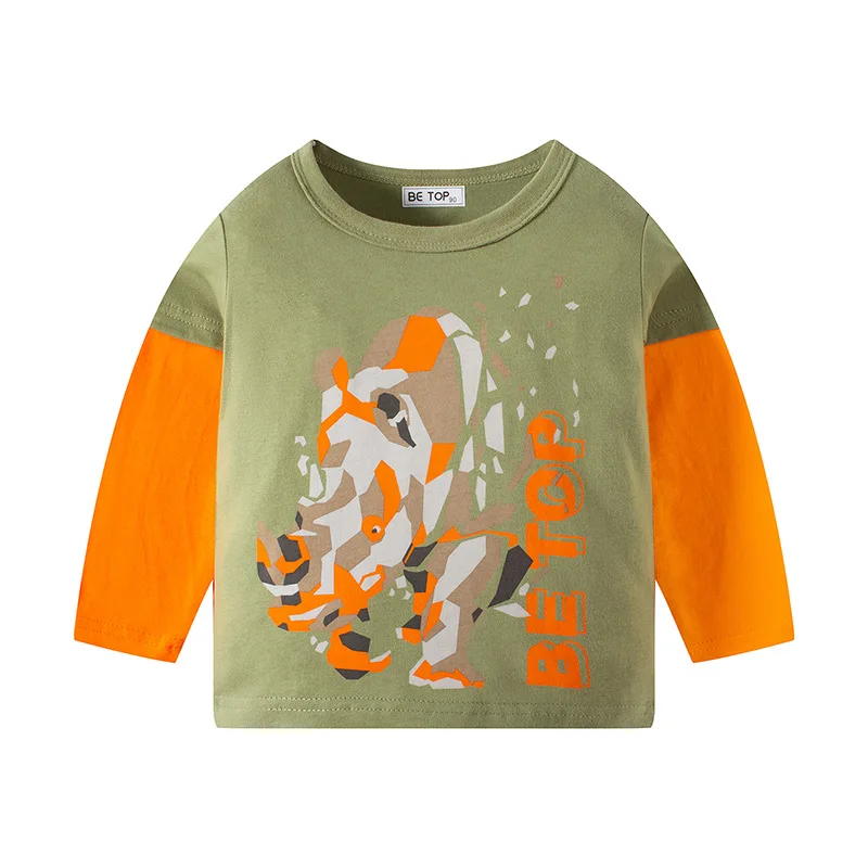 T Shirt Boy Long Sleeve Tees Kids Rhinoceros Print Spring Summer Tops Clothing For Baby Toddlers
T Shirt Boy Long Sleeve Tees Kids Rhinoceros Print Spring Summer Tops Clothing For Baby Toddlers