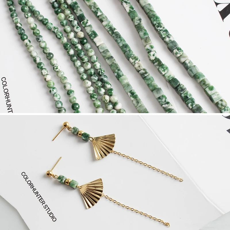 50PCS Green Dot Abacus Bead Square Moon Stone DIY Loose Beads Handmade Jewelry Accessories Making Supplies
50PCS Green Dot Abacus Bead Square Moon Stone DIY Loose Beads Handmade Jewelry Accessories Making Supplies