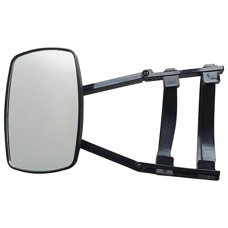 

Car Extension Rear View Mirror Adjustable Trailer Towing Mirror Universal Clamp-On Towing Mirror For Most Trucks Caravans Cars