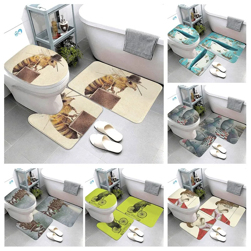Anti-slip Bath Mat Bathroom Small Rug Shower Mat Bedroom Balcony Room Mat color room mat Bathtub toilet rug animals Foot Mat
Anti-slip Bath Mat Bathroom Small Rug Shower Mat Bedroom Balcony Room Mat color room mat Bathtub toilet rug animals Foot Mat