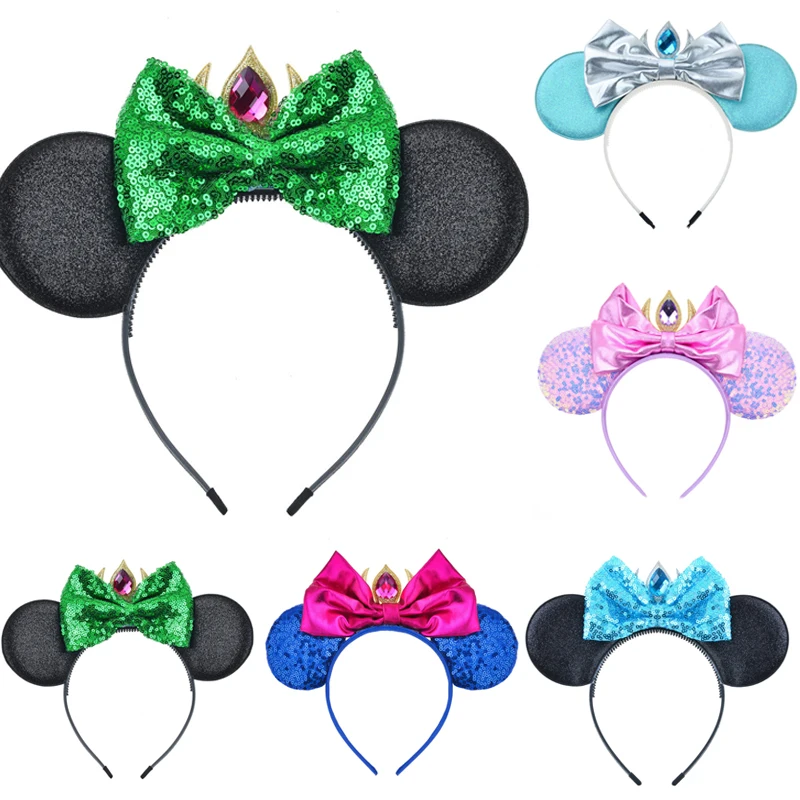 2PCS Mickey Mouse Ears Headband Children's Sequin Bow Headband Princess Crown Disney Pop Fashion Headwear
2PCS Mickey Mouse Ears Headband Children's Sequin Bow Headband Princess Crown Disney Pop Fashion Headwear