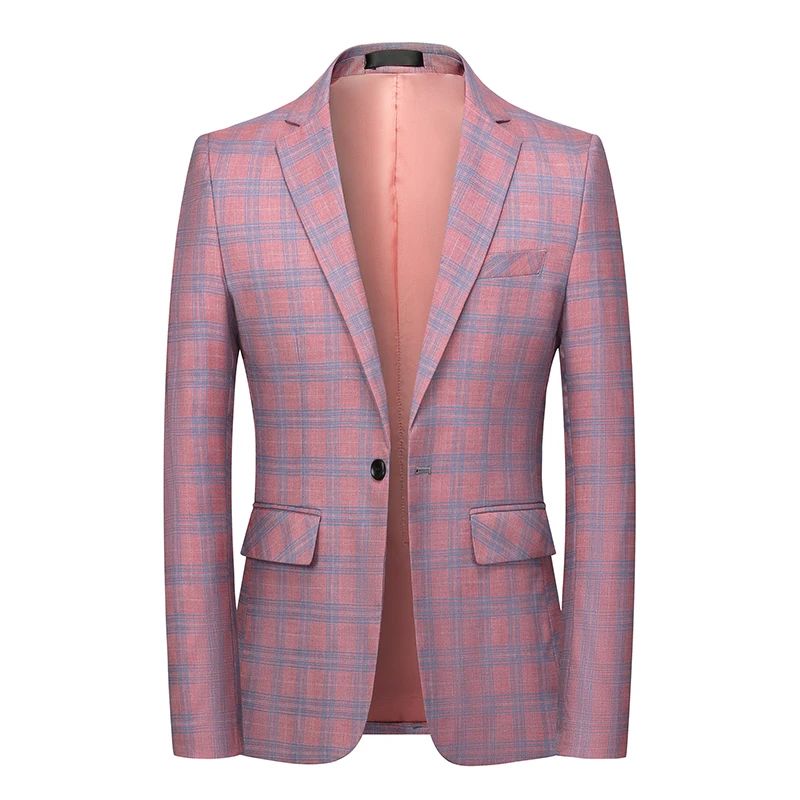 Plaid Blazer Men Slim Casual Man Blazers Wedding Business Clothing Male Coat Men Blazer Slim Fit One button Single Breasted Suit
Plaid Blazer Men Slim Casual Man Blazers Wedding Business Clothing Male Coat Men Blazer Slim Fit One button Single Breasted Suit