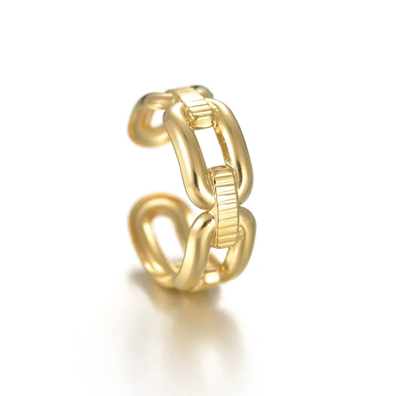 Retro 14k Gold Titanium Steel Open Ring Design Sense Niche New Fashion Ladies Ring Wholesale
Retro 14k Gold Titanium Steel Open Ring Design Sense Niche New Fashion Ladies Ring Wholesale