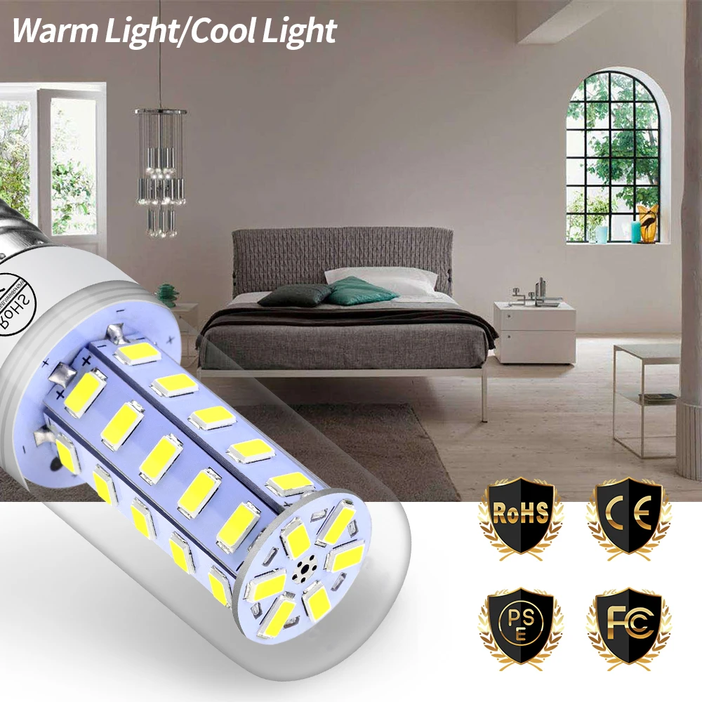 GU10 Lampada LED E14 Bulb E27 Lamp Spotlight B22 Light Bulb AC220V LED Lighting G9 Bombillas For Indoor Spot Light Chandelier
GU10 Lampada LED E14 Bulb E27 Lamp Spotlight B22 Light Bulb AC220V LED Lighting G9 Bombillas For Indoor Spot Light Chandelier