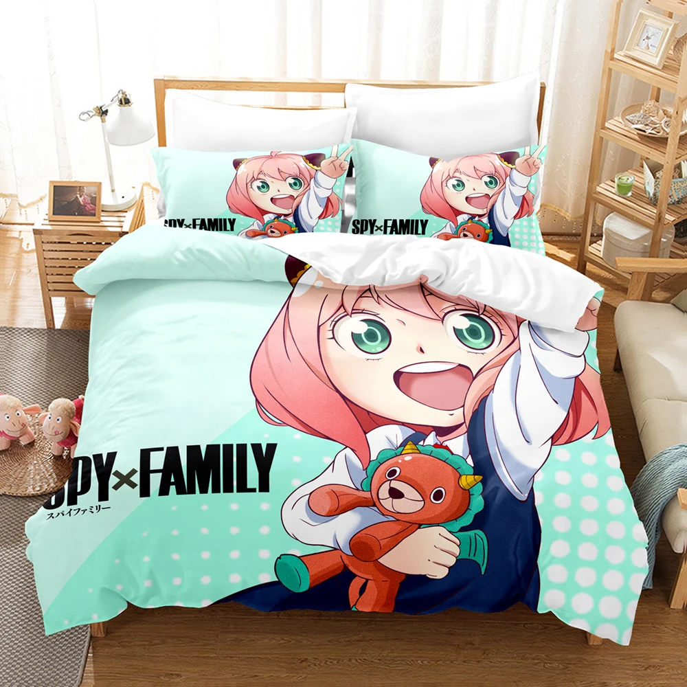 Bandai SPY×FAMILY Bedding Sets Duvet Cover Set With Pillowcase Twin Full Queen King Bedclothes Bed Linen Anime Gift 
Bandai SPY×FAMILY Bedding Sets Duvet Cover Set With Pillowcase Twin Full Queen King Bedclothes Bed Linen Anime Gift