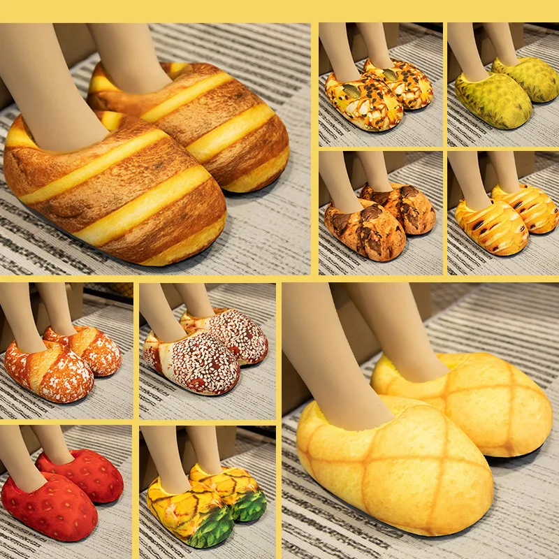 Creativity Bread Toast Cotton Slippers for Women 2023 Fur Mules Shoes Women Furry Winter Slippers Men Designer Shoes
Creativity Bread Toast Cotton Slippers for Women 2023 Fur Mules Shoes Women Furry Winter Slippers Men Designer Shoes