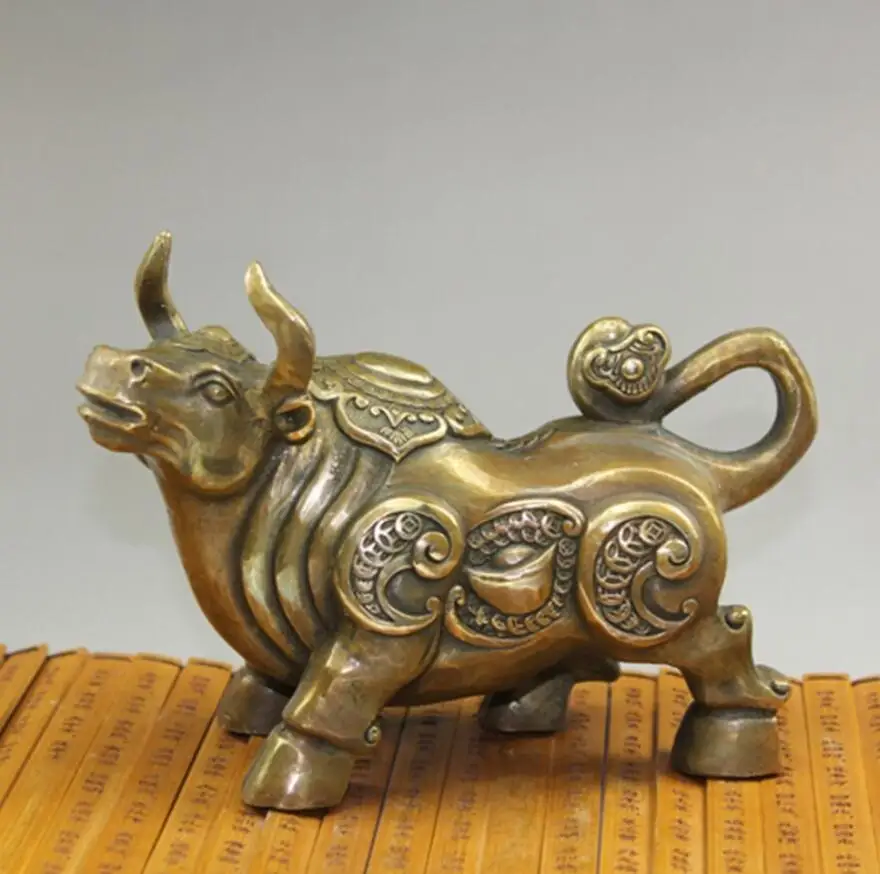 Pure copper cattle fortune copper craft gifts FENG SHUI BRASS cattle ornaments
Pure copper cattle fortune copper craft gifts FENG SHUI BRASS cattle ornaments