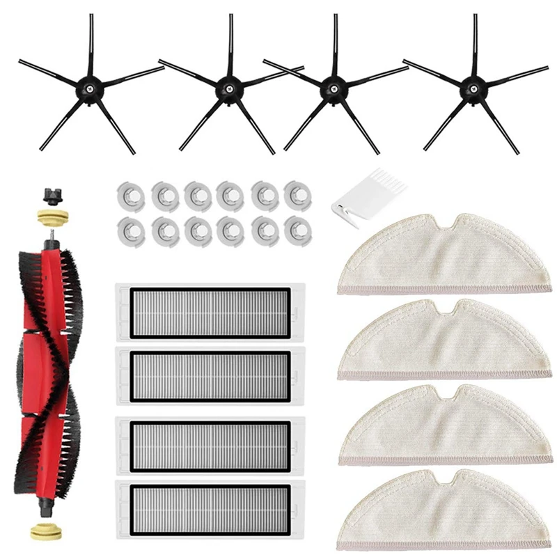 Replacement Main Brush Side Brush HEPA Filter Mop Pads For Xiaomi Roborock S6 S60 S65 S5 MAX Vacuum Cleaner Accessories
Replacement Main Brush Side Brush HEPA Filter Mop Pads For Xiaomi Roborock S6 S60 S65 S5 MAX Vacuum Cleaner Accessories
