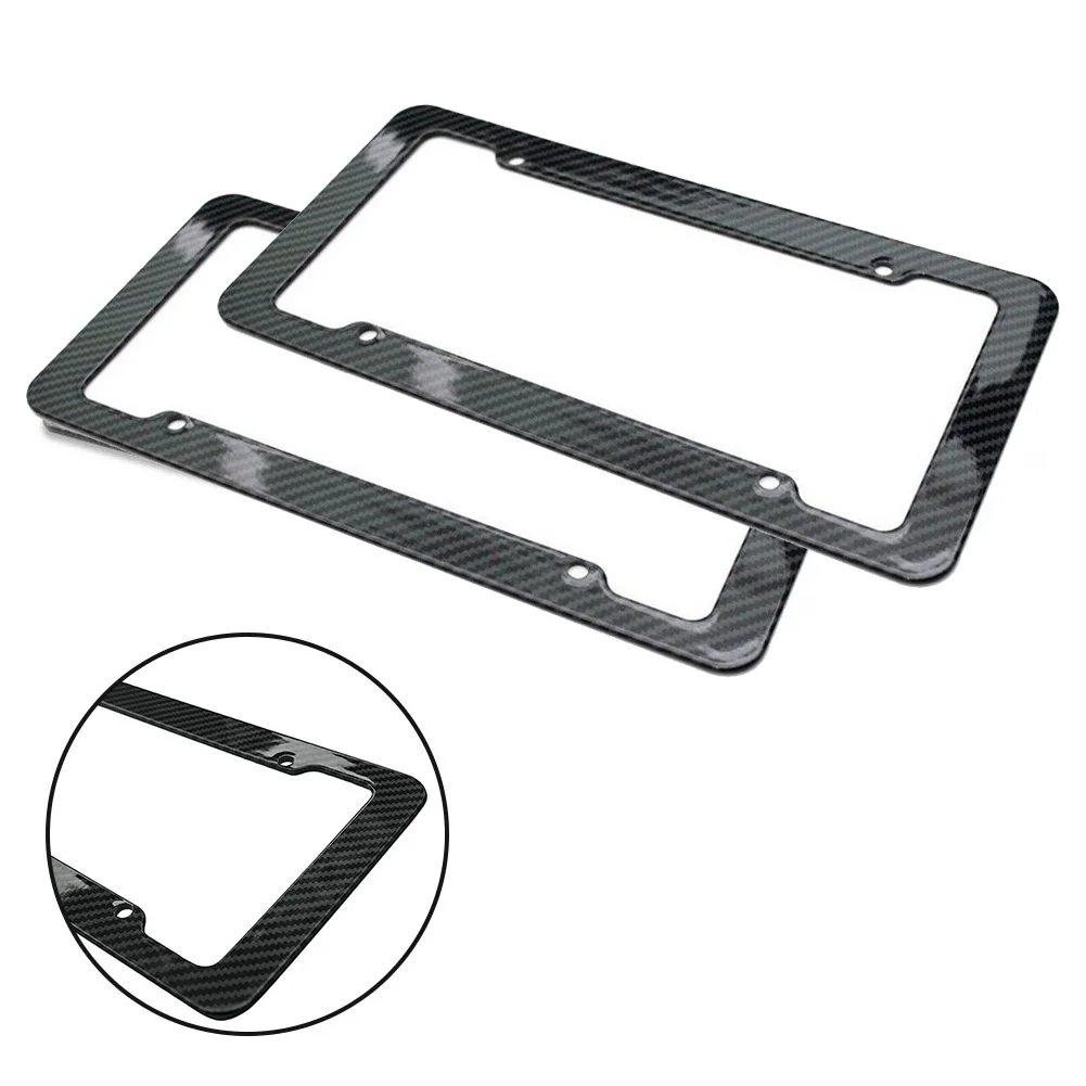 Automobile Accessories License Plate Frame License Plate 2pcs Carbon Fiber Cover Front Rear Frame Plastic For Car
Automobile Accessories License Plate Frame License Plate 2pcs Carbon Fiber Cover Front Rear Frame Plastic For Car