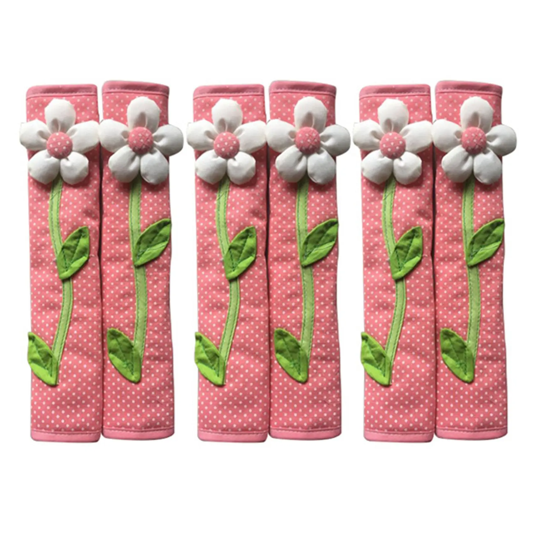 6PCS Pastoral Flower Polka Dot Door/Refrigerator Handle Cover Fridge Door Handle Gloves Home Decor Accessories Pink 
6PCS Pastoral Flower Polka Dot Door/Refrigerator Handle Cover Fridge Door Handle Gloves Home Decor Accessories Pink