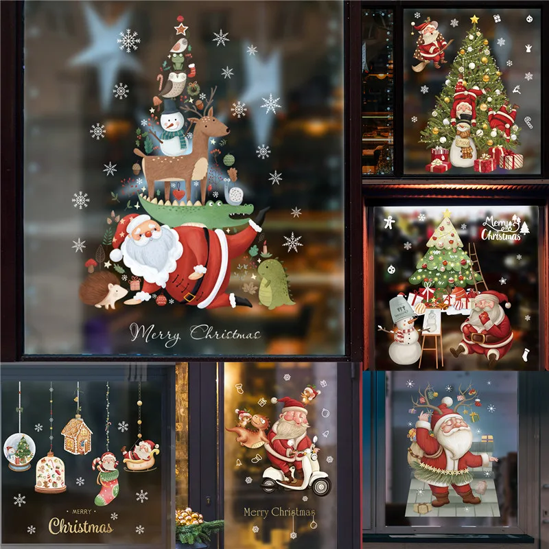 Xtmas Decoration Window Stickers Santa Gifts Merry Christmas Mirror Sticker Tree Window Glass Sticker New Year 2023
Xtmas Decoration Window Stickers Santa Gifts Merry Christmas Mirror Sticker Tree Window Glass Sticker New Year 2023