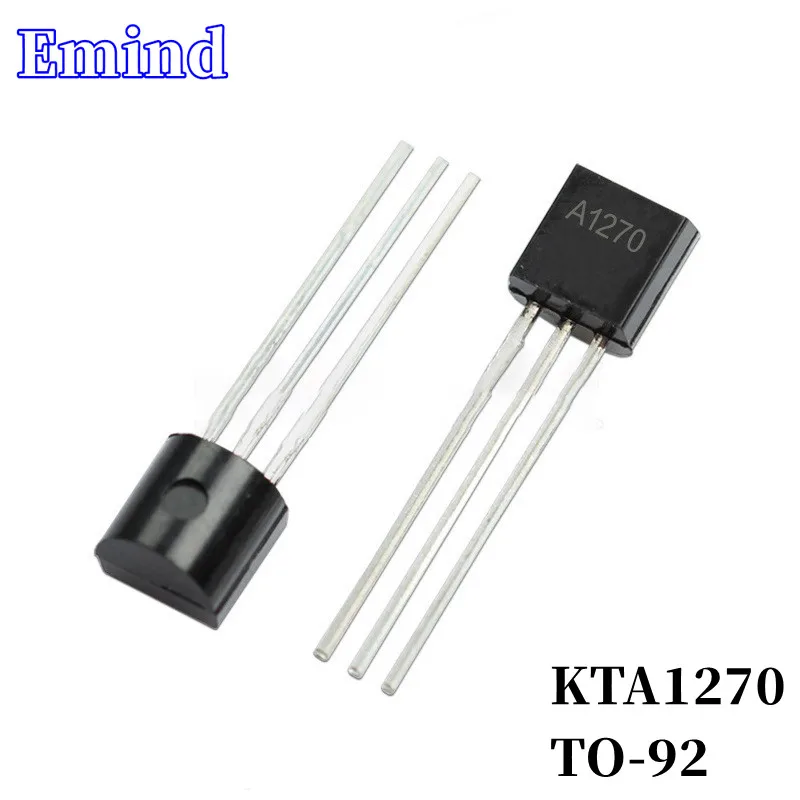 300/500/1000/2000/3000Pcs KTA1270 A1270 DIP Transistor TO-92 PNP Type 30V/500mA Bipolar Amplifier Transistor
300/500/1000/2000/3000Pcs KTA1270 A1270 DIP Transistor TO-92 PNP Type 30V/500mA Bipolar Amplifier Transistor