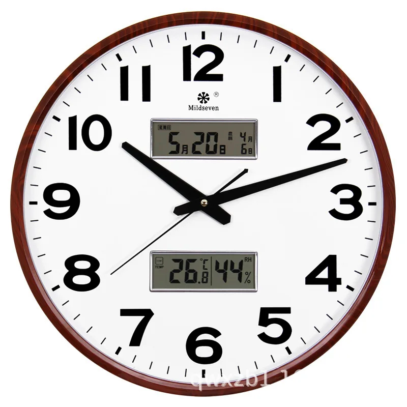 Seven Kings 15-inch Round Large Wall Clock with Temperature and Humidity Clock with Silent Quartz Clock Living Room Decoration
Seven Kings 15-inch Round Large Wall Clock with Temperature and Humidity Clock with Silent Quartz Clock Living Room Decoration