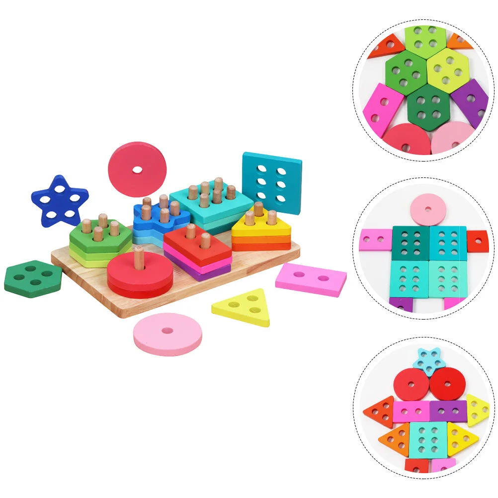 1 Set Children Wooden Stacking Blocks Toddler Sorting Blocks Toy Kid Wooden Educational Toy
1 Set Children Wooden Stacking Blocks Toddler Sorting Blocks Toy Kid Wooden Educational Toy