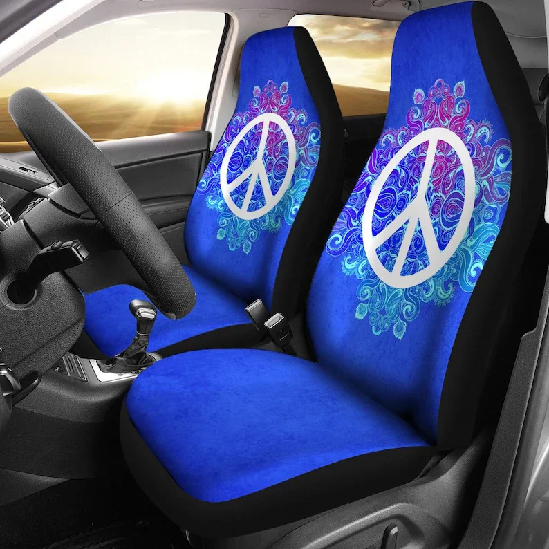 Car Seat Cover, Peace Sign Blue, Hippie Spiritual, Car Accessories, Mandala, Car Covers, Floral, Seat Covers, Seat Covers For Ca
Car Seat Cover, Peace Sign Blue, Hippie Spiritual, Car Accessories, Mandala, Car Covers, Floral, Seat Covers, Seat Covers For Ca