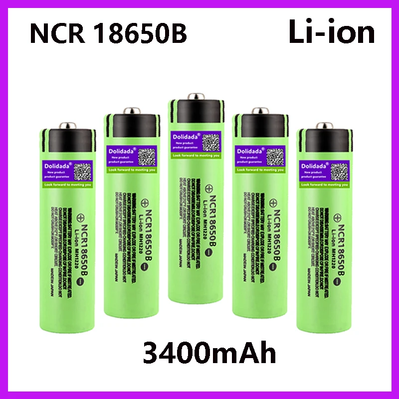 NCR-18650B 3,7 V 3400mAh перезаряжаемая батарея подходит для фонарика электронной сигареты электронных игрушек Электрический строгальный аккумулятор
NCR-18650B 3,7 V 3400mAh перезаряжаемая батарея подходит для фонарика электронной сигареты электронных игрушек Электрический строгальный аккумулятор