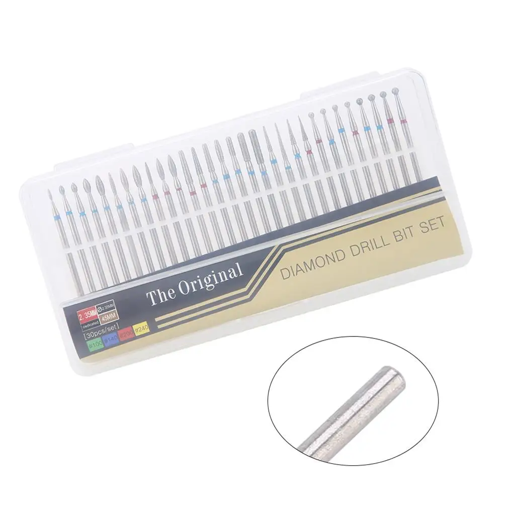 30Pcs/Set Diamond Drill Nail Bit Cuticle Dead Skin Clean for Nail Files Manicure Tools
30Pcs/Set Diamond Drill Nail Bit Cuticle Dead Skin Clean for Nail Files Manicure Tools