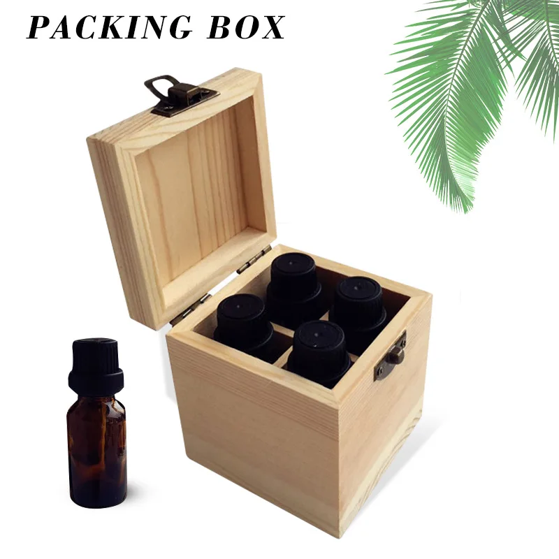 4 Grids Wood Essential Oil Box Protective Wooden Storage Case Aromatherapy Bottles Essential Oil Bottle Storage Organizer
4 Grids Wood Essential Oil Box Protective Wooden Storage Case Aromatherapy Bottles Essential Oil Bottle Storage Organizer