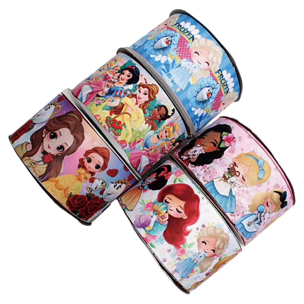 Disney Princess Baby Cartoon Grosgrain Ribbon Printed 50yards for DIY Bows Craft Supplies Decoration Handmade Materials
Disney Princess Baby Cartoon Grosgrain Ribbon Printed 50yards for DIY Bows Craft Supplies Decoration Handmade Materials