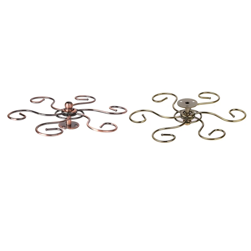 Rotatable Wine Glass Hanger Under Cabinet Spinning Stemware Hanging Racks Wine Glass Organizer Holder
Rotatable Wine Glass Hanger Under Cabinet Spinning Stemware Hanging Racks Wine Glass Organizer Holder