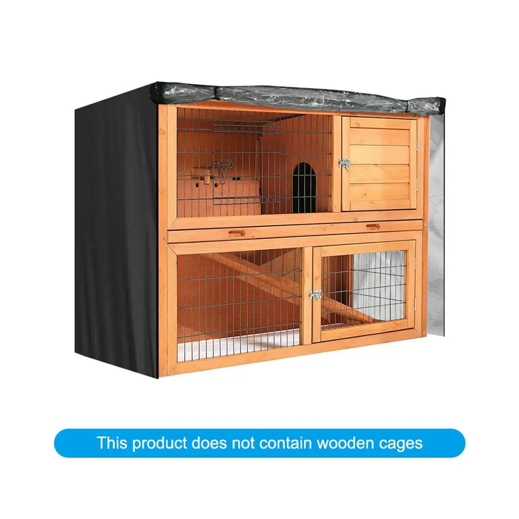 Rabbit Hutch Cover Double Decker Breathable Pet Bunny Cage Dustcover Lightweight Reusable Protector for Outdoor Black
Rabbit Hutch Cover Double Decker Breathable Pet Bunny Cage Dustcover Lightweight Reusable Protector for Outdoor Black