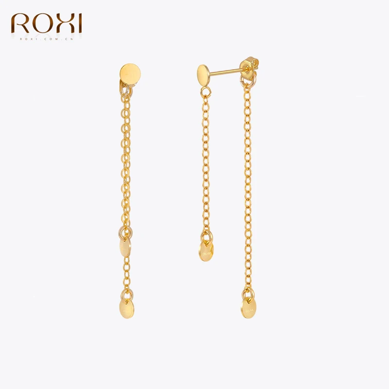 ROXI Punk 18K Gold Color Tassel Pendant Stud Earrings For Women 925 Sterling Silver 1Pair Pearls Drop Piercing Earrings Jewelry
ROXI Punk 18K Gold Color Tassel Pendant Stud Earrings For Women 925 Sterling Silver 1Pair Pearls Drop Piercing Earrings Jewelry