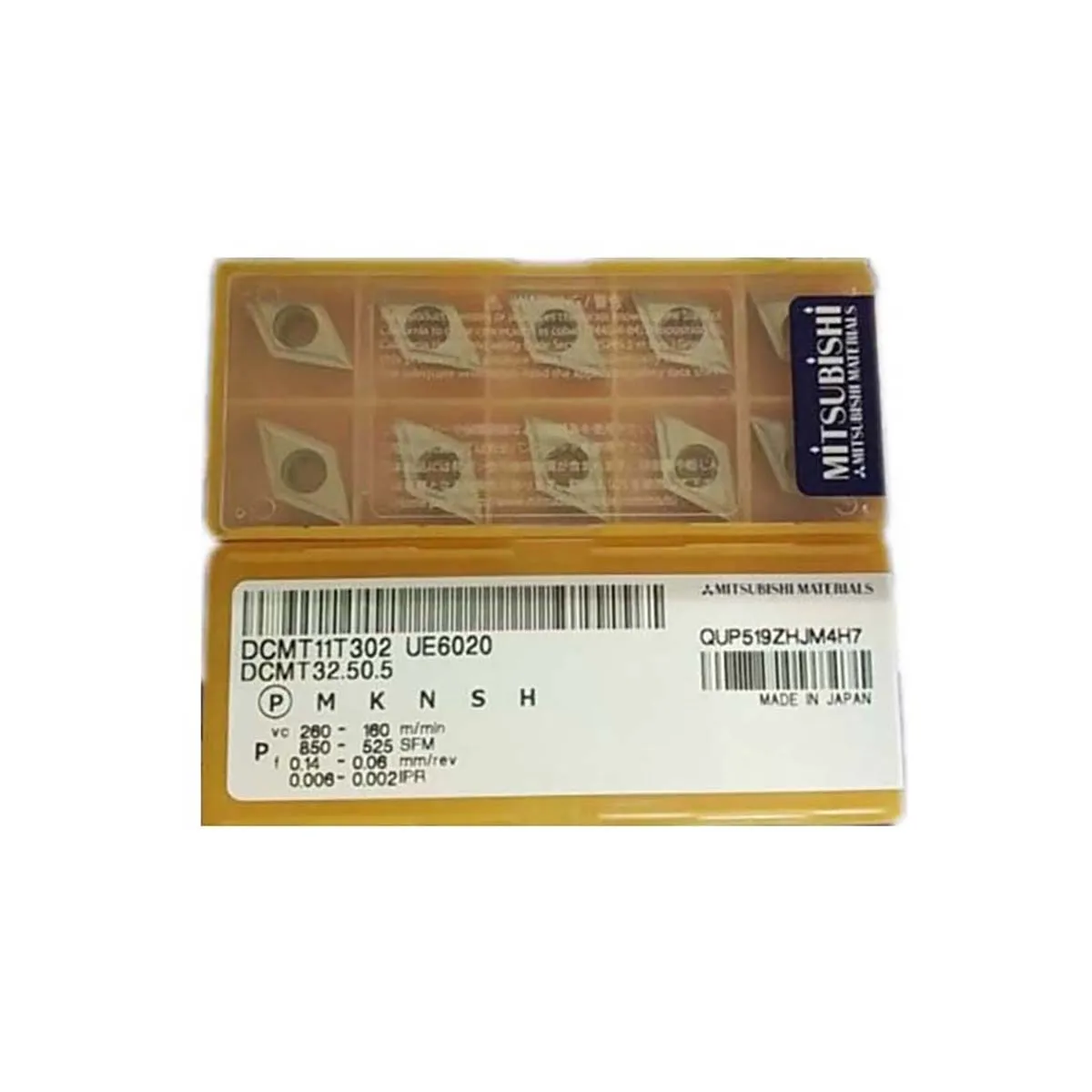 Mitsubish i 100% Original DCMT DCMT07 DCMT070204 DCMT070202 DCMT070208 MV VP15TF Medium Roughing Carbide Turning Inserts
Mitsubish i 100% Original DCMT DCMT07 DCMT070204 DCMT070202 DCMT070208 MV VP15TF Medium Roughing Carbide Turning Inserts