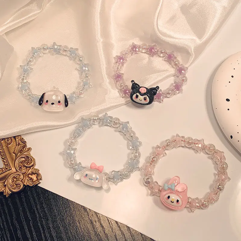 Kawaii Snario Series Cartoon Bracelet Kuromi Cinnamoroll My Melody Pochacco Anime Bracelet Cute Girls Jewelry Accessories Gift
Kawaii Snario Series Cartoon Bracelet Kuromi Cinnamoroll My Melody Pochacco Anime Bracelet Cute Girls Jewelry Accessories Gift