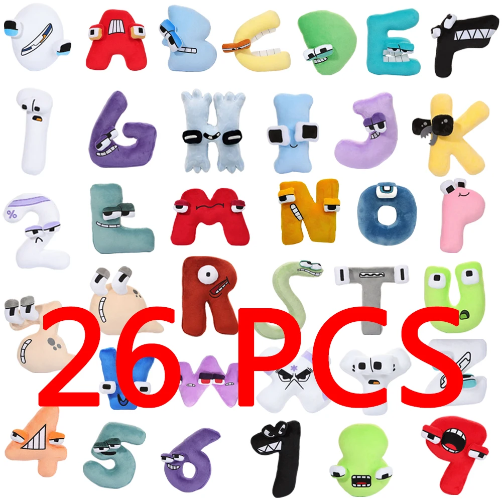 Alphabet Lore Plush Toy Stuffed Animal Plush Baby Doll 26 English Letters Number 0-9 Montessori Toy Children's Birthday Gift
Alphabet Lore Plush Toy Stuffed Animal Plush Baby Doll 26 English Letters Number 0-9 Montessori Toy Children's Birthday Gift