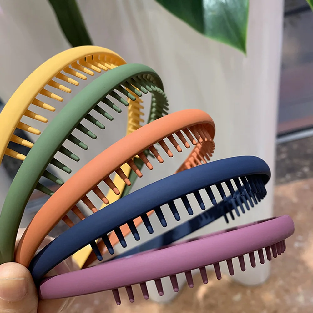 Women Simple Colorful Matte Toothed Hairbands Broken Hair Finishing Headband Outdoor Hair Hoop Headwear Fashion Hair Accessories
Women Simple Colorful Matte Toothed Hairbands Broken Hair Finishing Headband Outdoor Hair Hoop Headwear Fashion Hair Accessories