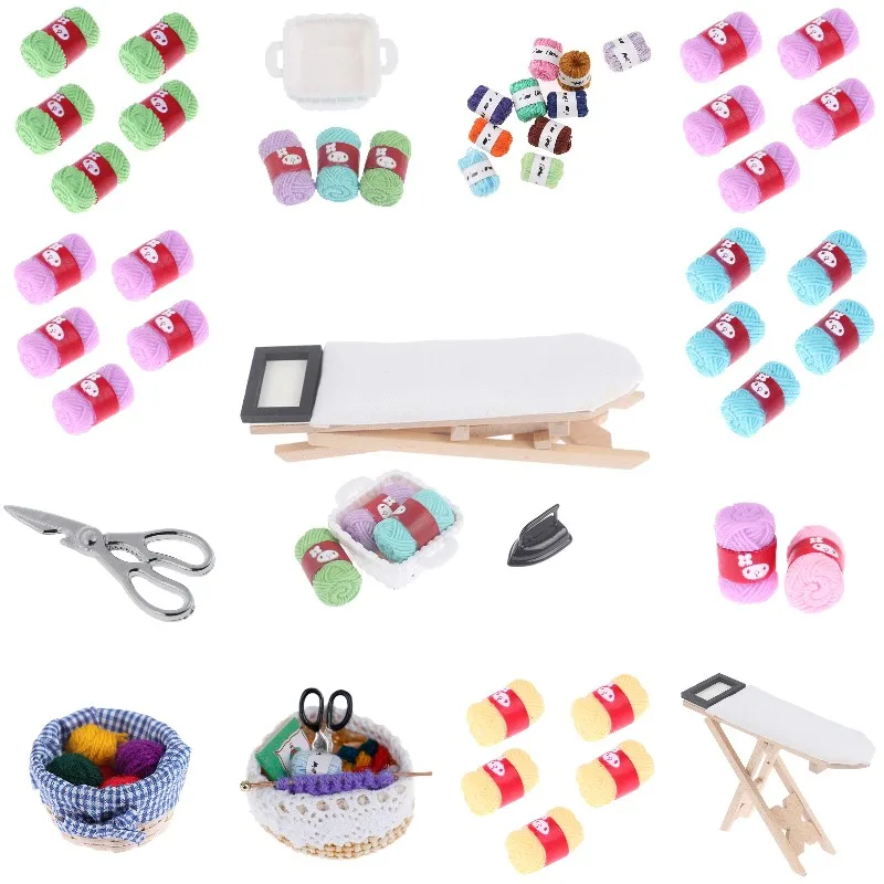 1:12 Dollhouse Miniature Wool Yarn Ball Needle Balls Wool Knitting Tool Basket Ironing Board Scene Set Dollhouse Home Decor
1:12 Dollhouse Miniature Wool Yarn Ball Needle Balls Wool Knitting Tool Basket Ironing Board Scene Set Dollhouse Home Decor