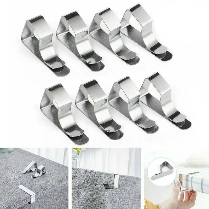 6pcs Picnic Table Cloth Holders Table Cloth Cover Clamps Stainless Steel Tablecloth Clips for Outdoor Parties Weddings Camping
6pcs Picnic Table Cloth Holders Table Cloth Cover Clamps Stainless Steel Tablecloth Clips for Outdoor Parties Weddings Camping