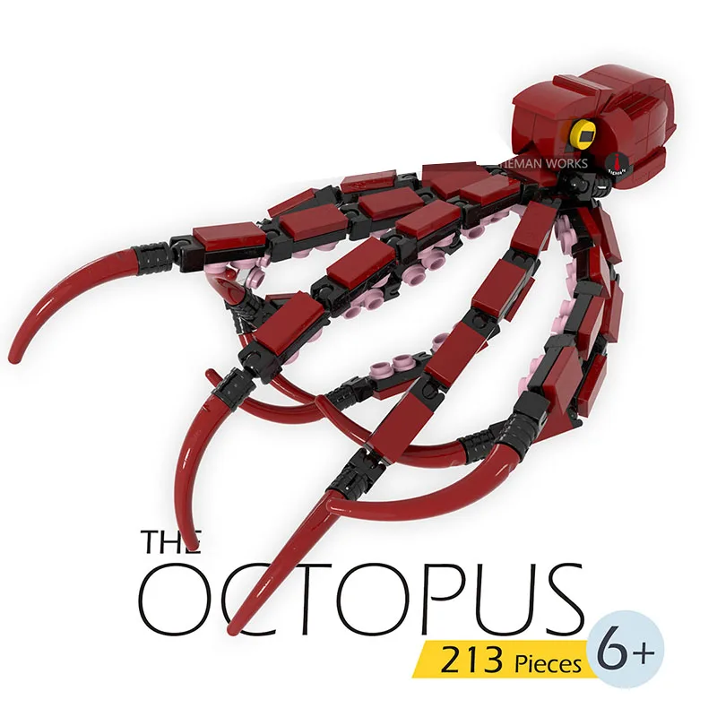 Simulation Animals Building Blocks Action Figure Octopus Model Toys For Children 213pcs Octopus Model Building Kit Craft Toys
Simulation Animals Building Blocks Action Figure Octopus Model Toys For Children 213pcs Octopus Model Building Kit Craft Toys