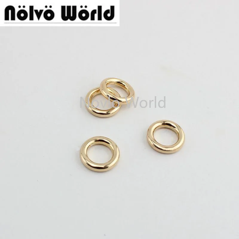 100pcs 3.0mm line 10mm 4colosr bags accessory metal alloy brushed antique brass welded o ring metal round edge welded O Rings
100pcs 3.0mm line 10mm 4colosr bags accessory metal alloy brushed antique brass welded o ring metal round edge welded O Rings