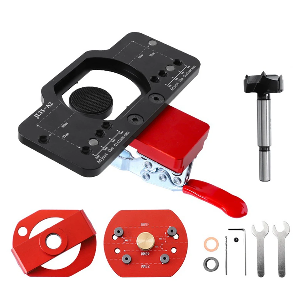 35mm Concealed Hinge Boring Jig Hole Drilling Guide Locator Puncher Template Woodworking Hole Opener Tools Puncher Template
35mm Concealed Hinge Boring Jig Hole Drilling Guide Locator Puncher Template Woodworking Hole Opener Tools Puncher Template